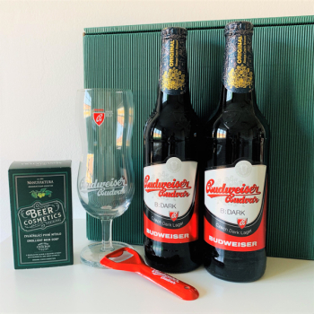 Geschenk Budweiser Budvar Original - Bier Edition Dark Lager