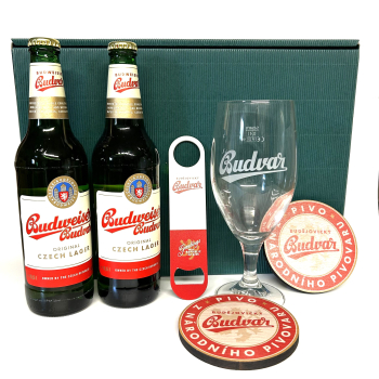 Geschenk Budweiser Budvar Original - Czech Vollbier