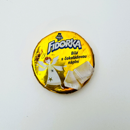 Opavia Fidorka Waffeltaler Weiße Schokolade